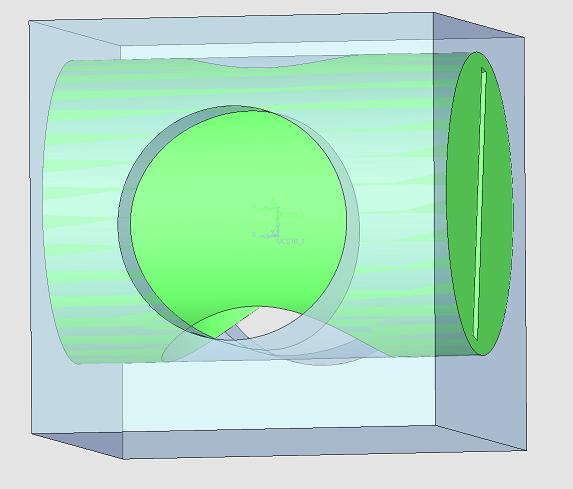 Blick auf die Motorseite